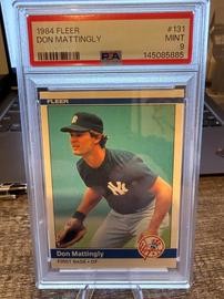 1984 Fleer #131 Don Mattingly PSA 9