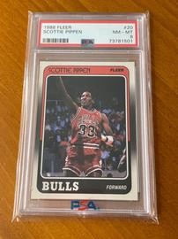 1988-89 Fleer Scottie Pippen RC #20 (PSA 8)