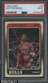 1988 Fleer #20 Scottie Pippen RC PSA 9