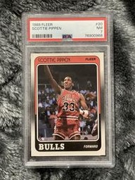 1988 Fleer Scottie Pippen RC #20 (PSA 7)