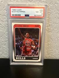 1988 Fleer Scottie Pippen RC #20 (PSA 8)
