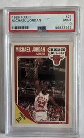 1989 Fleer #21 Michael Jordan PSA 9