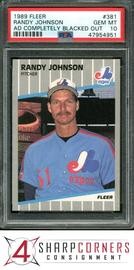 1989 Fleer #381 Randy Johnson RC PSA 10