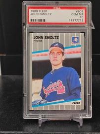 1989 Fleer #602 John Smoltz Rookie PSA 10