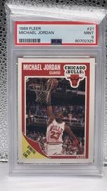1989 Fleer Michael Jordan #21 PSA 9