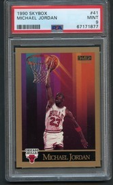 1990 Skybox #41 Michael Jordan PSA 9