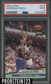 1992-93 Fleer Ultra #328 Shaquille O'Neal RC PSA 9