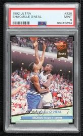 1992-93 Fleer Ultra #328 Shaquille O'Neal Rookie PSA 9