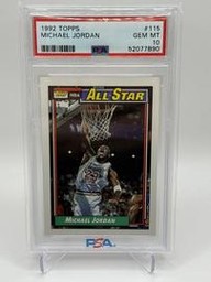 1992-93 Topps (PSA)