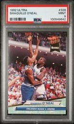 1992 Fleer Ultra #328 Shaquille O'Neal PSA 9