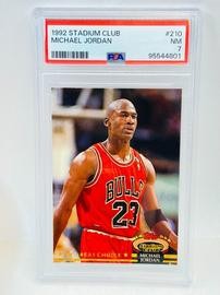 1992 Stadium Club Members Choice #210 Michael Jordan PSA 7