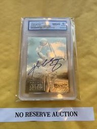 1996-97 Fleer 23KT Gold Kobe Bryant RC Purple Auto Signature (WCG/PSA 10)