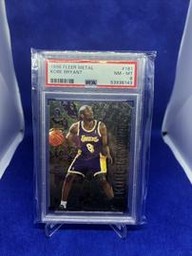 1996-97 Fleer Metal #181 Kobe Bryant RC PSA 8