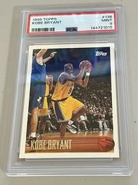 1996 Topps #138 Kobe Bryant PSA 9