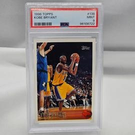 1996 Topps #138 Kobe Bryant Rookie PSA 9
