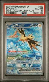 2023 Pokemon 151 #202 Zapdos EX Special Illustration Rare PSA 10