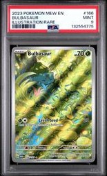 2023 Pokemon 151 Illustration Rare #166 Bulbasaur PSA 9