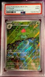2023 Pokemon 151 Illustration Rare #167 Ivysaur PSA 9
