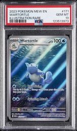 2023 Pokemon 151 Illustration Rare #171 Wartortle PSA 10