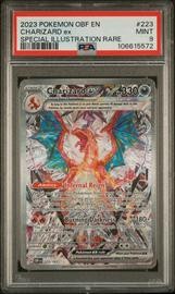 2023 Pokemon Obsidian Flames Charizard EX Special Illustration Rare PSA 9