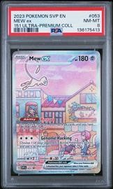 2023 Pokemon SVP EN-SV Black Star Promo 151 Ultra-Premium Collection #053 Mew ex PSA 8