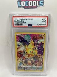 2023 Pokemon Sword & Shield Crown Zenith #160 Full Art Pikachu PSA 9