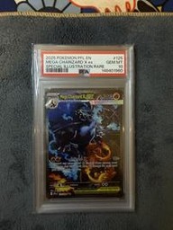 2025 Pokemon Mega Charizard X EX 125/094 SIR Phantasmal Flames PSA 10