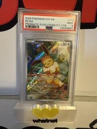 2025 Pokemon Prismatic Evolutions Pokemon Center ETB Promo SVP #173 Eevee PSA 9