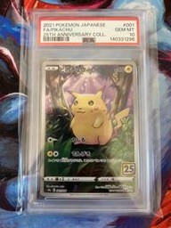 25Th Pokemon (Trading Cards) (PSA) (Full Art)