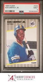 548 1989 Ken Griffey Jr Mariners Hof 9 (Fleer)