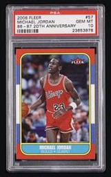 86-87 Fleer (PSA)