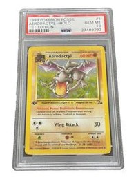 Aerodactyl Pokemon (Trading Cards) (PSA) (Holo)