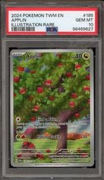 Applin Pokemon (Trading Cards) (PSA) (Illustration Rare)