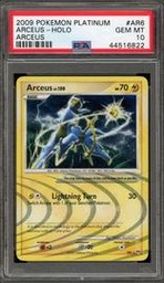 Arceus Pokemon (Trading Cards) (PSA) (Holo)