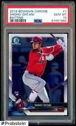 Batting Rookie Cards (PSA)