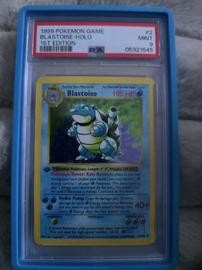 Blastoise-Holo Pokemon (Trading Cards) (PSA)