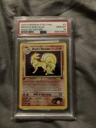 Brocks Pokemon (Trading Cards) (PSA) (Holo)