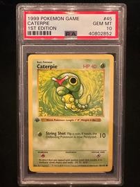Caterpie Pokemon (Trading Cards) (PSA)