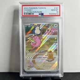 Chansey Pokemon (Trading Cards) (PSA) (Illustration Rare)