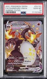 Charizard VMAX Pokemon (Trading Cards) (PSA) (Full Art)