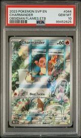 Charmander Black Star Promo #044 (2023 Obsidian Flames, PSA 10)