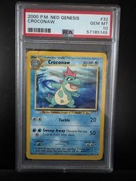 Croconaw Pokemon (Trading Cards) (PSA)