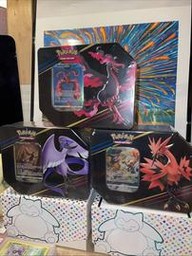 Crown Zenith Galarian Birds Tin Set of 3