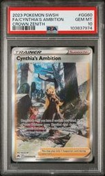 Cynthias Pokemon (Trading Cards) (PSA) (Full Art)