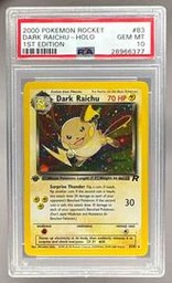 Dark Pokemon (Trading Cards) (PSA) (Holo)