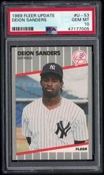 Deion Rookie Cards (PSA)