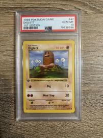 Diglett Pokemon (Trading Cards) (PSA)