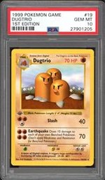 Dugtrio Pokemon (Trading Cards) (PSA)