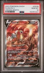 Entei Pokemon (Trading Cards) (PSA) (Holo)