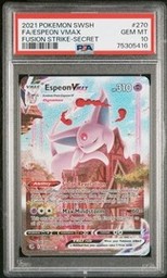 Espeon Pokemon (Trading Cards) (PSA) (Secret Rare)